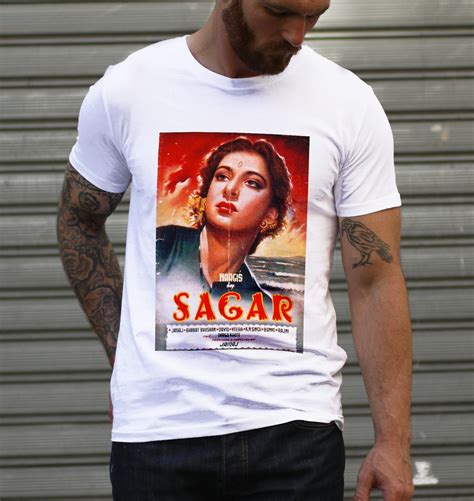 T Shirt Saagar Tshirt Inspiré Du Film De Bollywood Grafitee T Shirt Films Indiens
