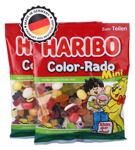 Żelki mieszanka haribo color rado mini mix smaków 12729808460 allegro pl