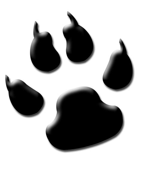 Lion Tiger Cougar Paw Clip Art Wolf Paw Png Download 735900 Free