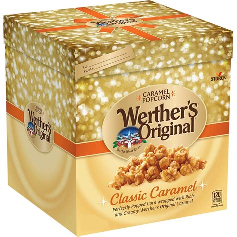 Werthers Original Holiday Caramel Popcorn T Box 10 Oz Holiday
