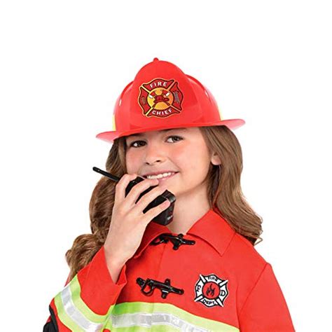 Kids Firefighter Hat Fire Chief Helmet For Kids Childrens Fireman