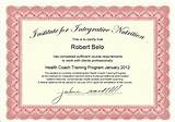 Institute Of Integrative Nutrition Accreditation Images