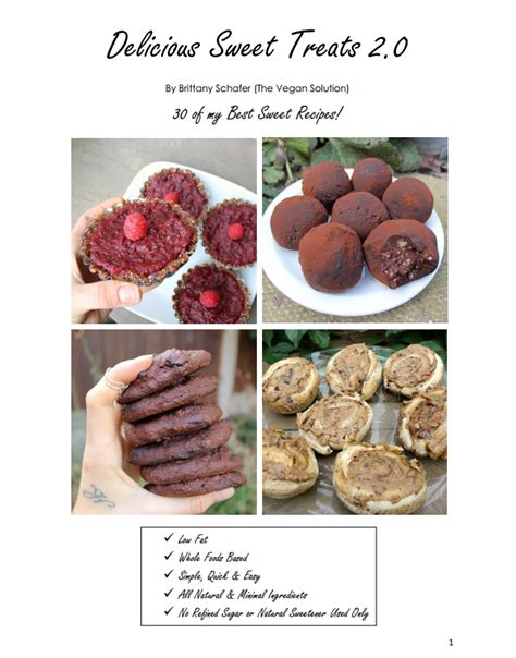 Delicious Sweet Treats 2 0 Recipe Ebook Payhip