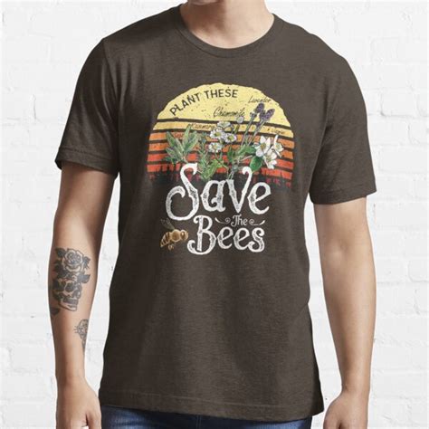 Vintage Plant These Save The Bees T Shirt T T Shirt For Sale By