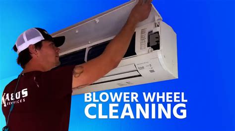 Highwall Ductless Blower Wheel Cleaning Youtube