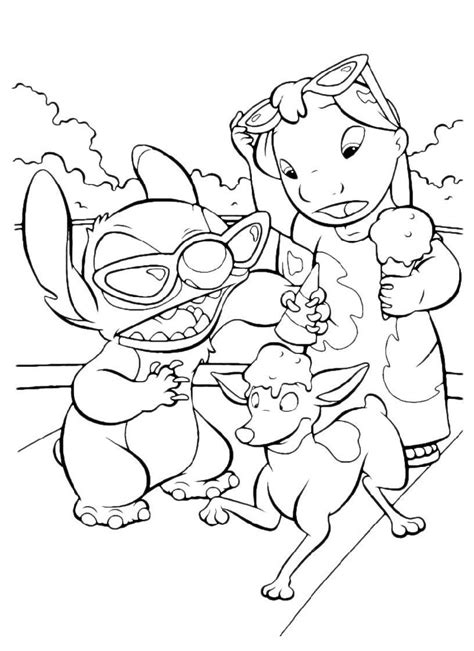 lilo and stitch coloring pictures stitch lilo coloring pages printable disney
