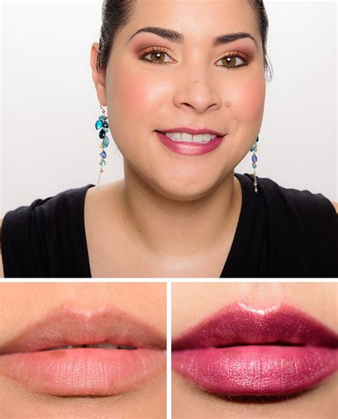 MAC Plum Dandy Lipstick Review Swatches Satin Lip Color Lipstick