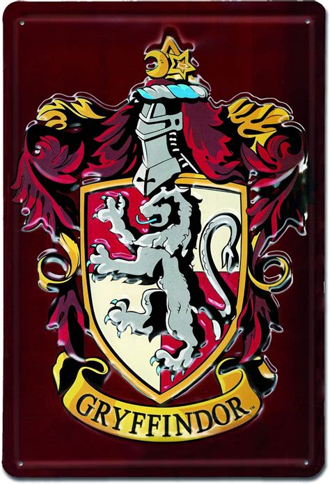 Logoshirt Harry Potter Gryffindor Classique Logo Plaque En