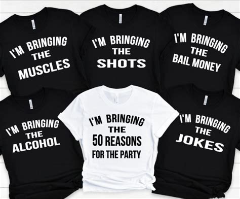 funny 50th birthday group shirtsfunny birthday party shirts etsy