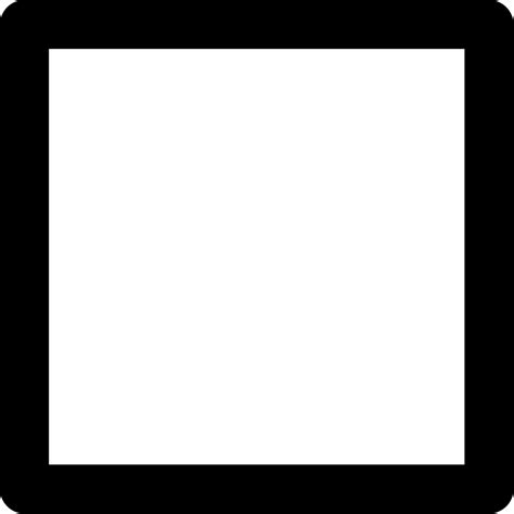 Square Outline Shape Svg Png Icon Free Download 30075