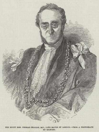 The Right Honourable Thomas Challis Mp Lord Mayor Of London Giclee