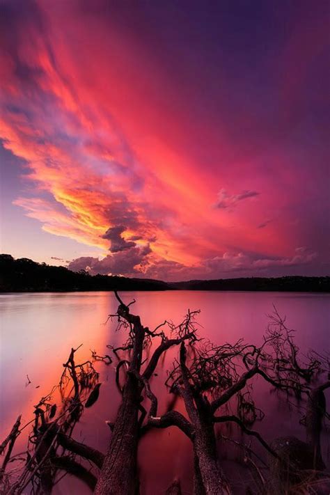 Red Sunset Beautiful Landscapes Amazing Sunsets Nature Photography