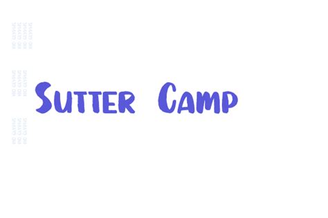 Sutter Camp Font Free Download