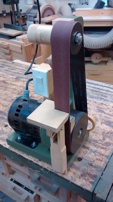 Homemade Belt Sander Grinder Woodworking Homemade Tools Woodworking Projects Diy