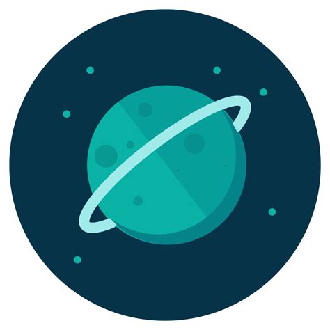 Uranus Icon Vector Free Download