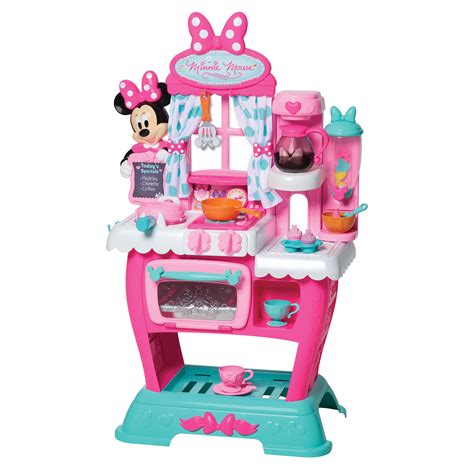 ¿te gusta hacer tu propia comida? Disney Minnie's Happy Helpers Brunch Café Playset