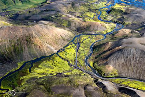 Icelandic Aerial Landscapes Sarah Martinet
