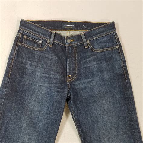 Lucky Brand Jeans Mens 31x30 363 Straight Blue Stretch Denim Pants Ebay