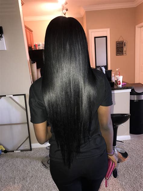 Middle Part Sew In Hair Styles Long Hair Styles Beauty