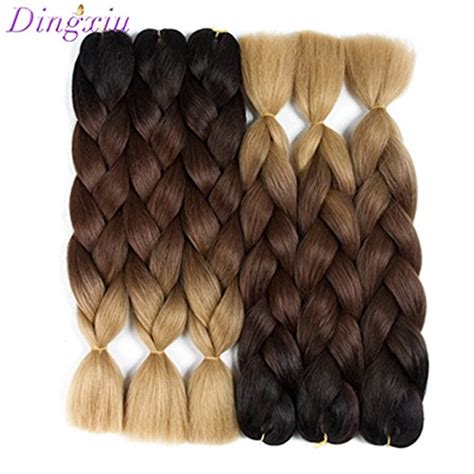 Dec 31, 2020 · once a square inch or two of hair is parted, the procedure of braiding begins. Dingxiu (3Packs,24inch) Ombre Braiding Hair Extensions ...