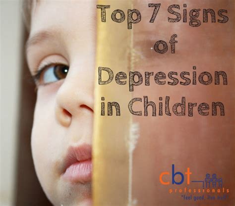 Top 7 Signs Of Depression In Children Psychologist Gold