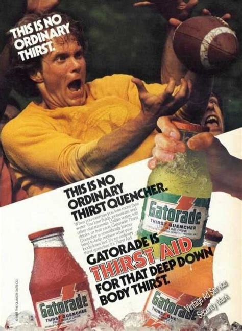 Architectural digest №3, март 2021. Classic Football Advertising / Retro Ad of the Week: Gatorade, 1984