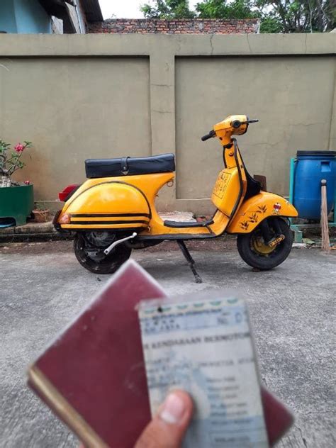 Dijual Vespa Px Thn Surat Lengkap Plat B Mobil Motor Mobil Untuk