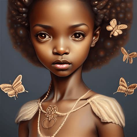 African Angel Baby · Creative Fabrica