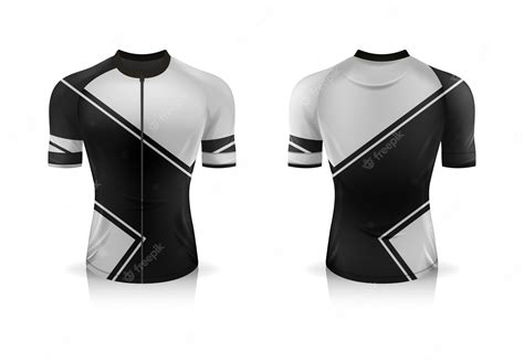 Premium Vector Specification Cycling Jersey Template Mock Up Sport T