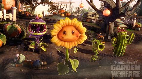 Hd Wallpaper Video Game Plants Vs Zombies Garden Warfare Cactus