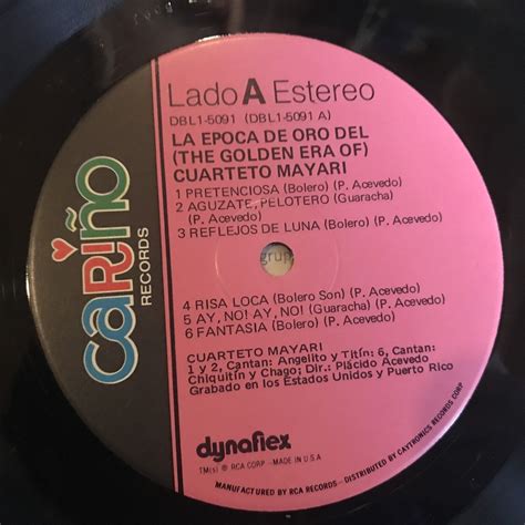 Latin ~exc Lp~cuarteto Mayari~la Epoca De Oro~vol 1~1946 49~ 1969