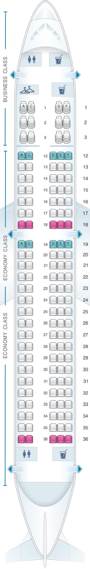 Seat Map Air Canada Airbus A220 300 Seatmaestro