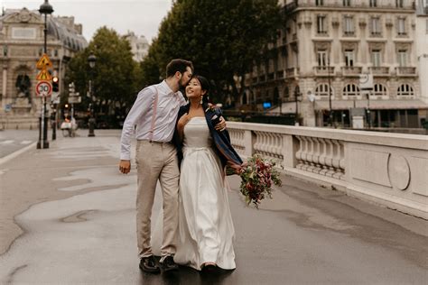 Intimate Vow Renewal In Paris Elopement Wedding Photographer