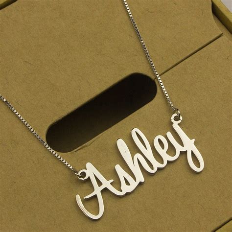name necklace silver personalized name necklace sterling etsy