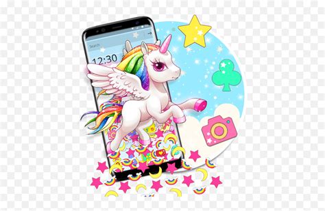 Cute Pink Unicorn Gravity Theme Smartphone Emojiunicorn Emojis
