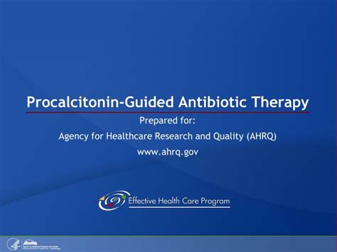 Ppt Procalcitonin Guided Antibiotic Therapy Powerpoint Presentation