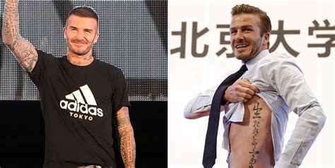 David Beckhams Tattoos And The Meanings Behind Them