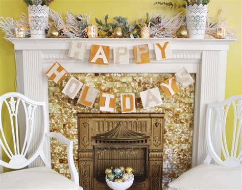 Diy Holiday Felt Banners Lily And Val Living