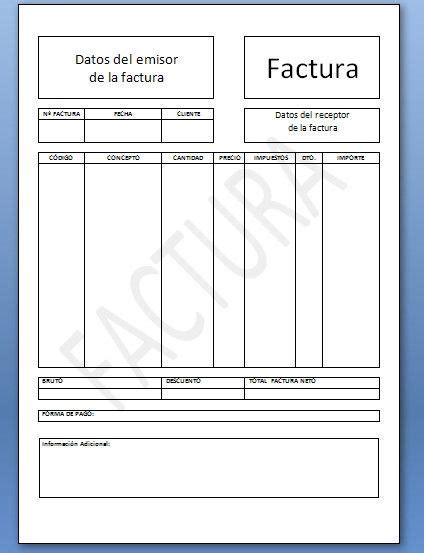 Factura Word Modele De Facturi Fiscale Create în Word și Excel