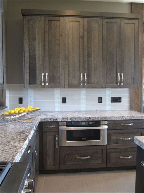 20 Light Grey Stained Kitchen Cabinets