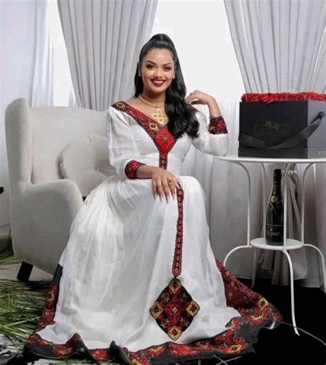 Elegant Habeshan Dress Ethiopian Traditional Dresseritrean Etsy In 2023 Ethiopian