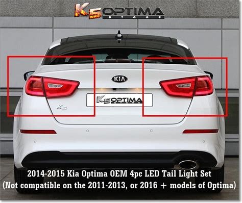 2011 2015 Kia Optima Oem Led Tail Lights K5 Optima Store