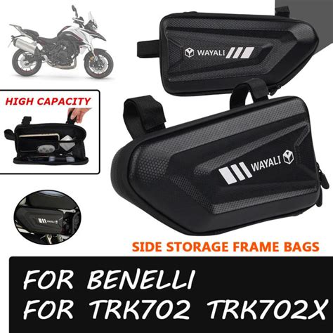 Motorcycle Accessories Side Bag Triangle Bags Pouch Storage Bag For