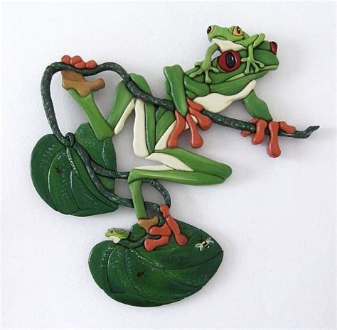 Frog Land Hand Painted Intarsia By Gina Stern From Frog Land