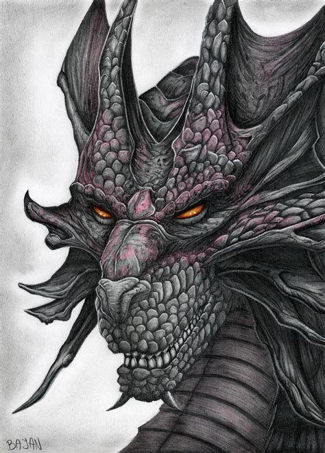 Dragon Drawing By Bajan Art On Deviantart