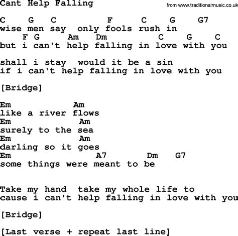 F c g c falling in love. Cant Help Falling, by Elvis Presley - lyrics and chords