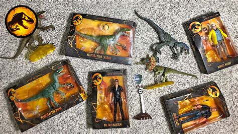 8 Jurassic World Amber Collection Dinosaurs Unboxing Youtube