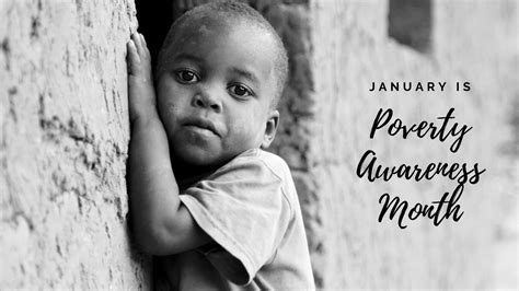 January Is Poverty Awareness Month Poverty Awareness Vulnerability