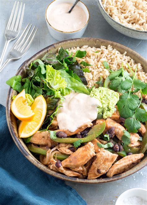 Chicken Fajita Bowls Recipe Your Ultimate Menu