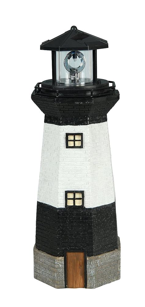 Best Solar Lighthouse Garden Statue With Rotating Light Home And Home